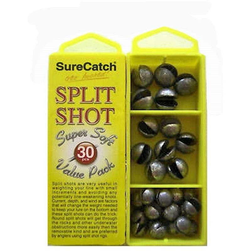 SureCatch Split Shot Weights 30 pcs