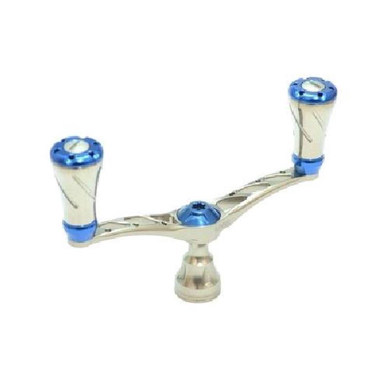 LIVRE Wing D handle Pitch 98mm Fortenob For Shimano S3 Titanium P Blue G 4580354506879
