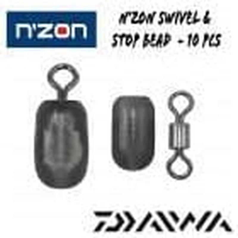 DAIWA N'ZON SWIVEL AND STOP BEAD SIZE LARGE