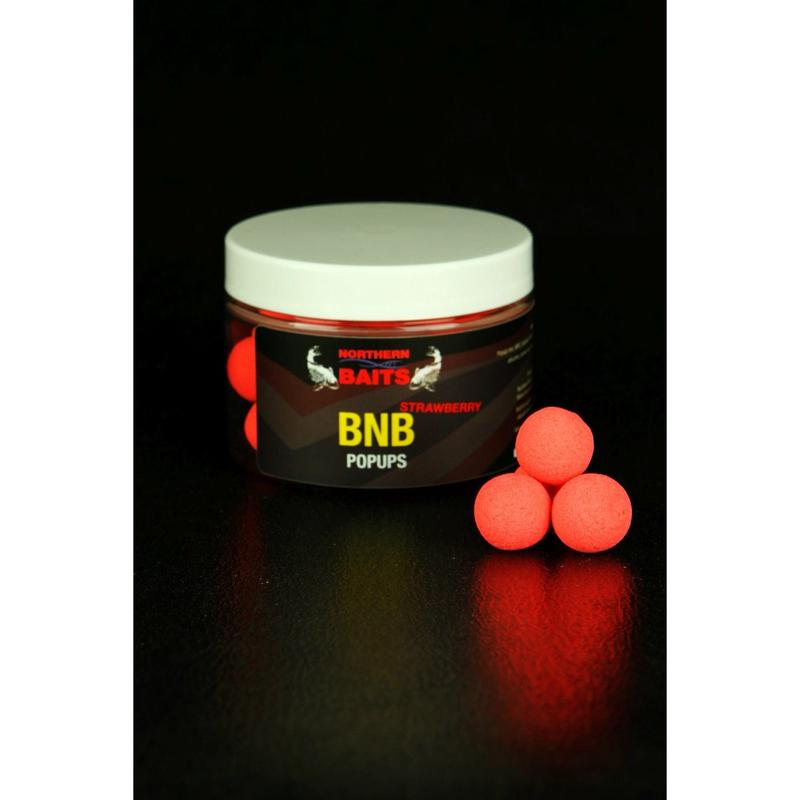 Northern Baits - BNB Strawberry Popups PINK 10mm
