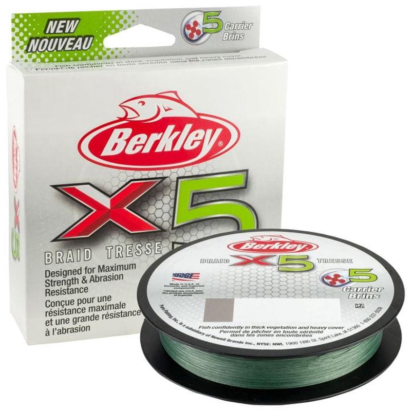 Berkley X5 Braid 150m Flame Green