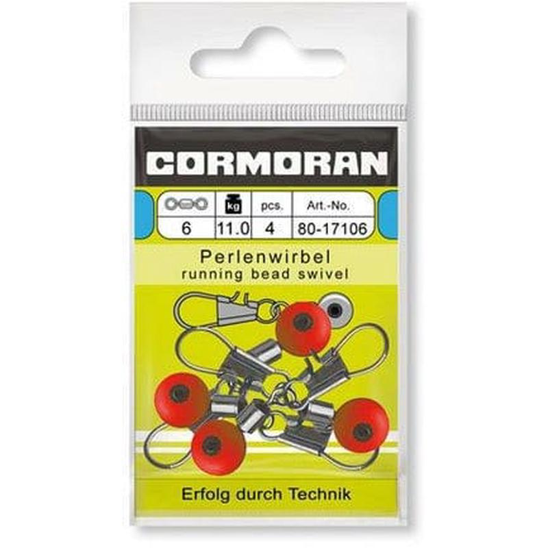 Cormoran Running Bead Swivel Size 10 7kg 4pcs