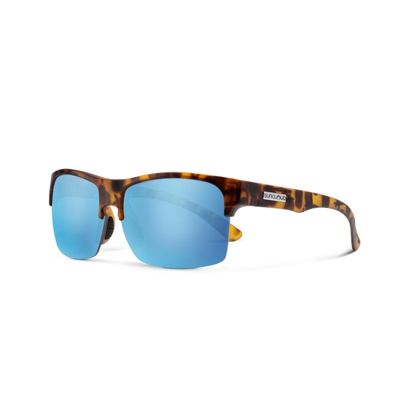 Suncloud Rambler Lite - Matte Tortoise/Polarized Aqua Mirror
