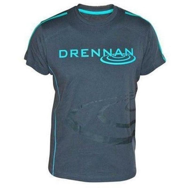DRENNAN T-Shirt Grey / Aqua