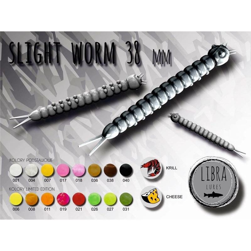 Libra Lures Slight Worm 38mm