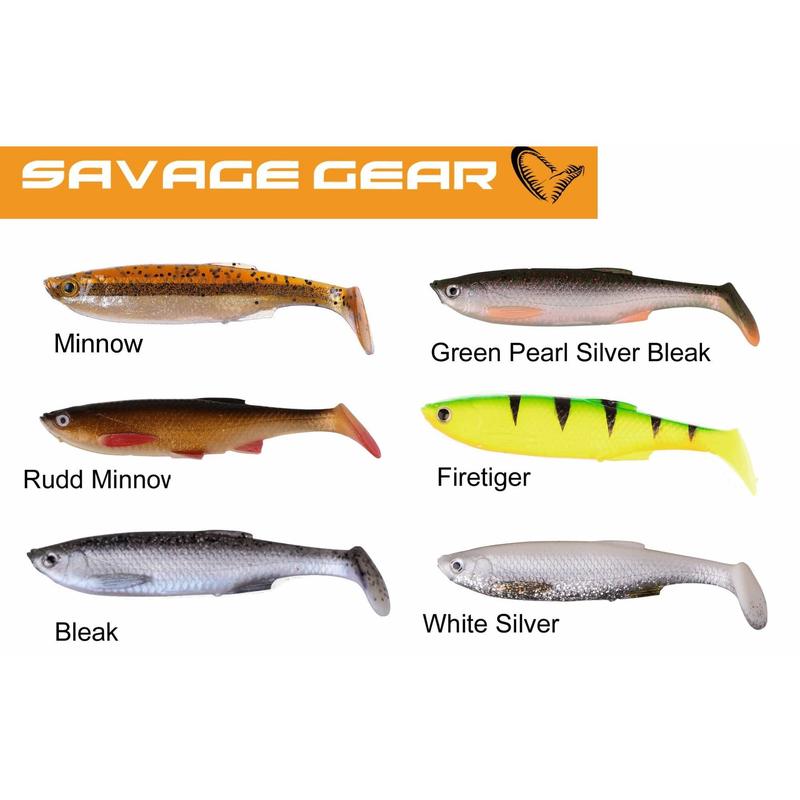 Savage Gear LB 3D Bleak Paddle Tail 10cm 8g Green Pearl Silver