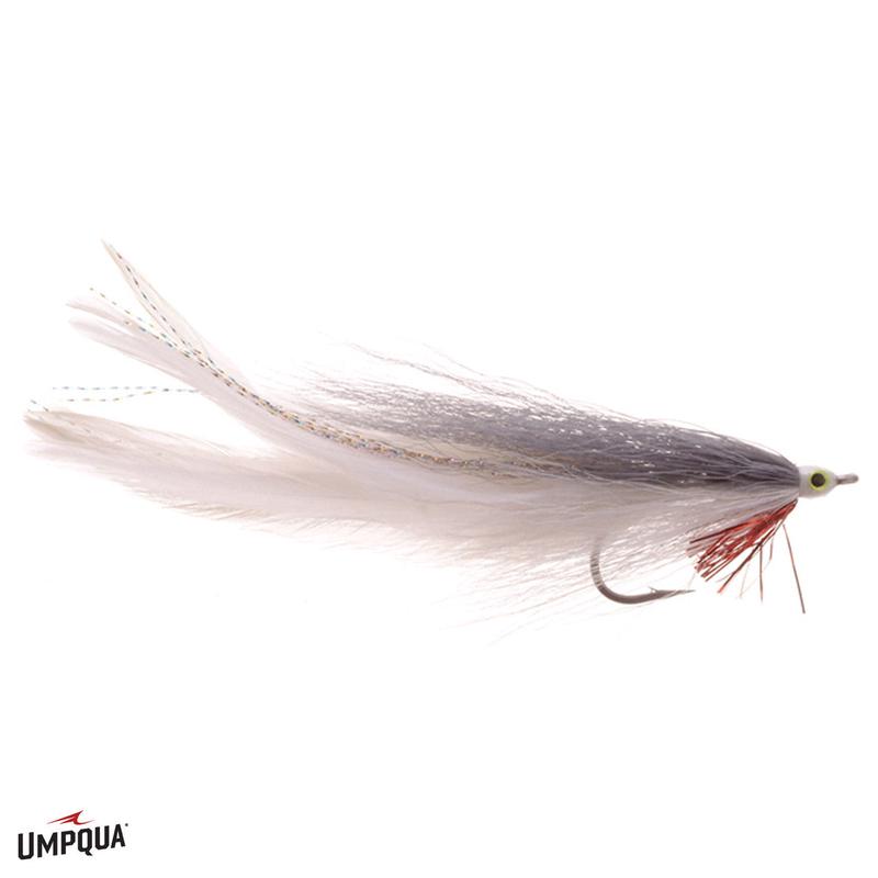 Big Fish Deceiver - Gray/White - Size 3/0