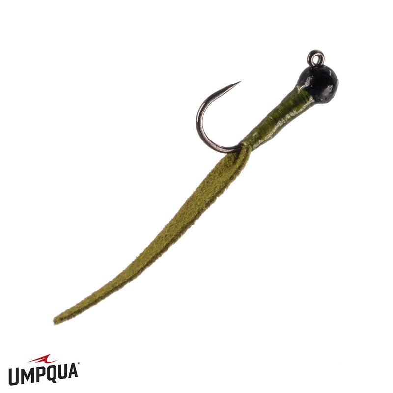 Jigged Leather Leech - Olive - Size 10