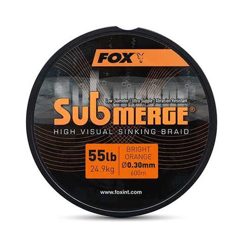 Fox Submerge Orange Sinking Braid 600 m