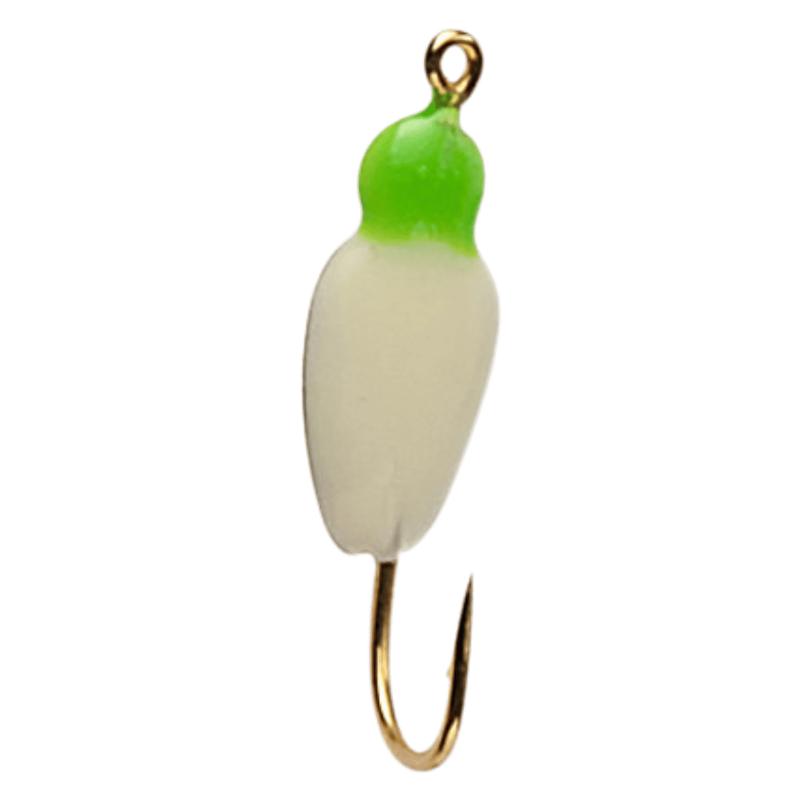 CUSTOM JIGS & SPINS DEMON JIG 2PK - LIME GROW BRITE #4