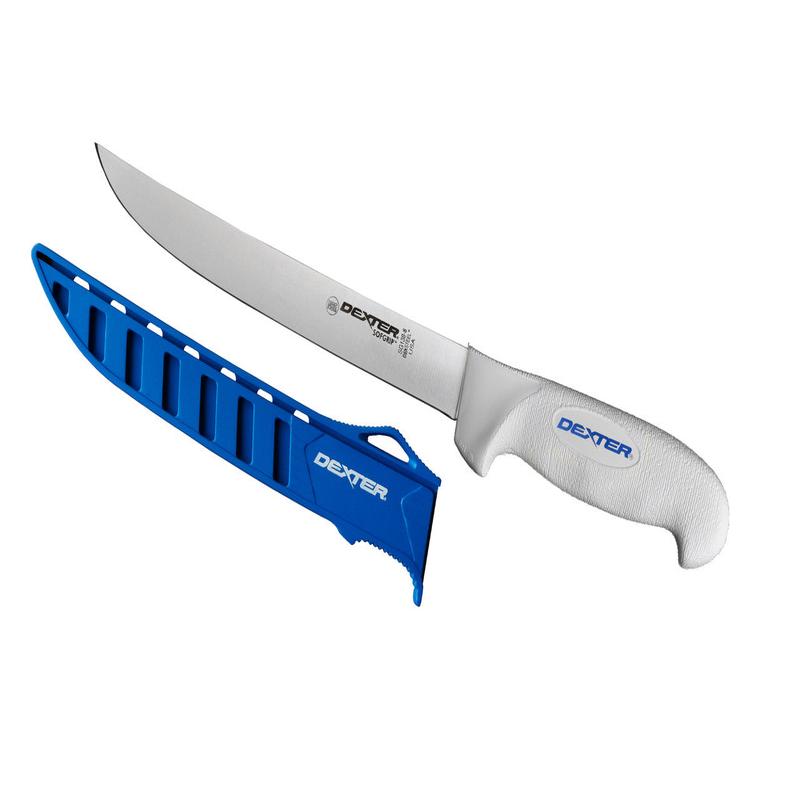 Dexter Outdoors SG138EG 8" SofGrip Wide Fillet Knife w/ Edge Guard
