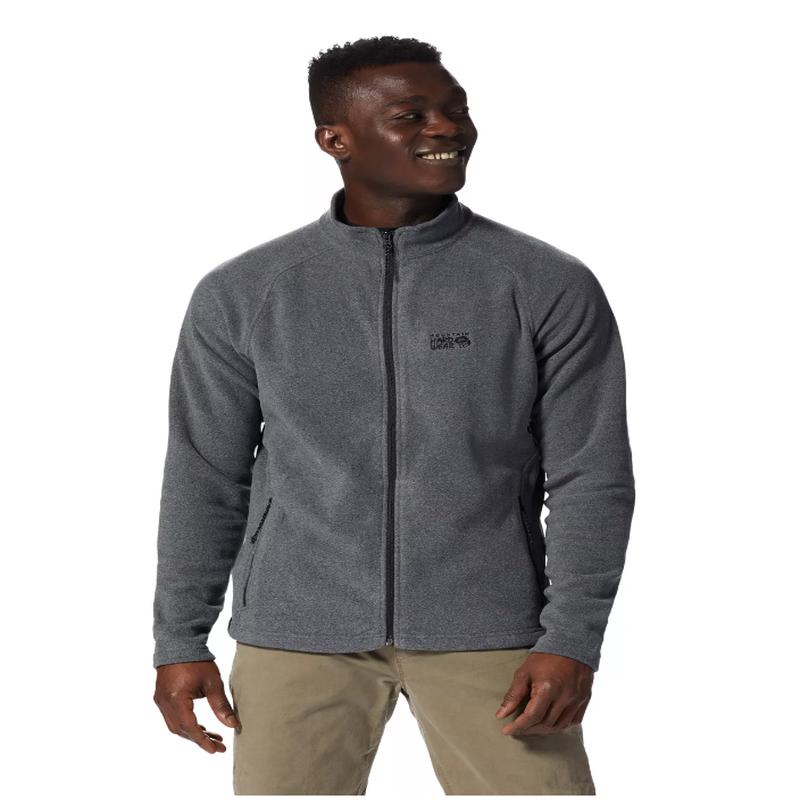 Men's Polartec Microfleece Full Zip (Foil Grey Heather)