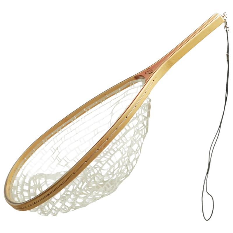 PROMAR CRYSTAL CLEAR RUBBER WOODEN TROUT NET