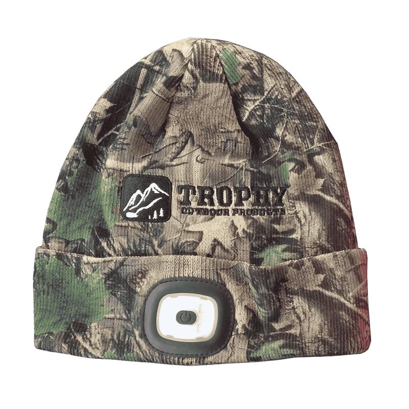 TROPHY ANGLER TROPHY RECHARGEABLE LED HAT - CAMO