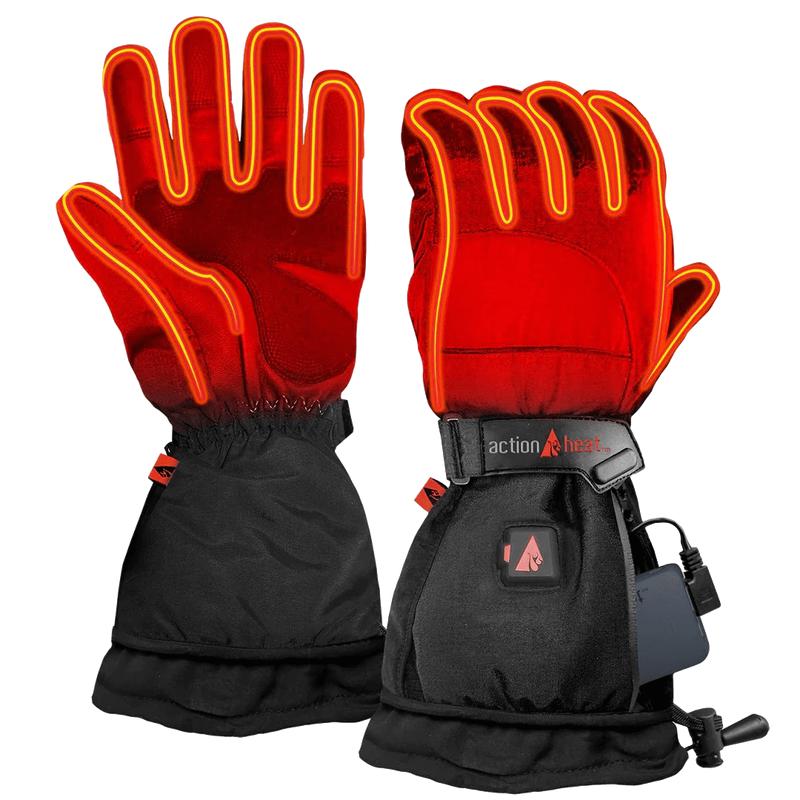 ACTIONHEAT MEN'S 5V BATTERY HEATED SNOW GLOVES