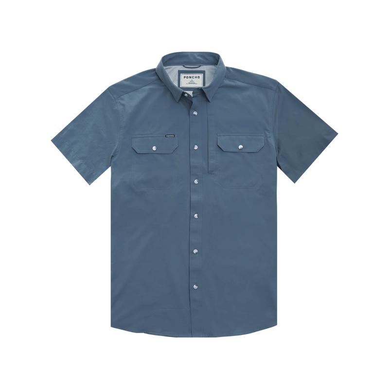 Poncho - The Ahi - Slate Blue