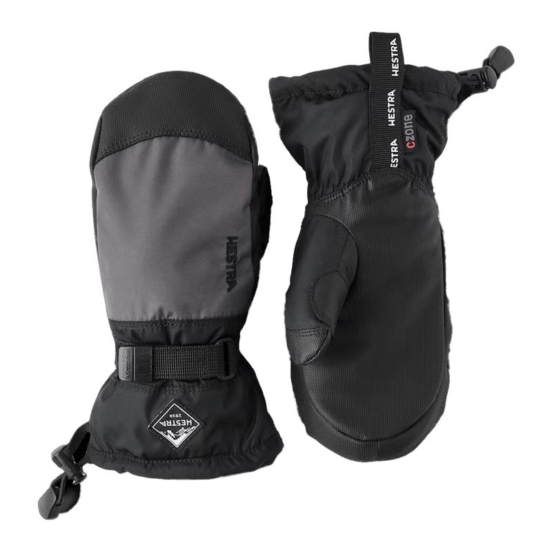 HESTRA GAUNTLET CZONE JR MITT - GRAPHITE BLACK