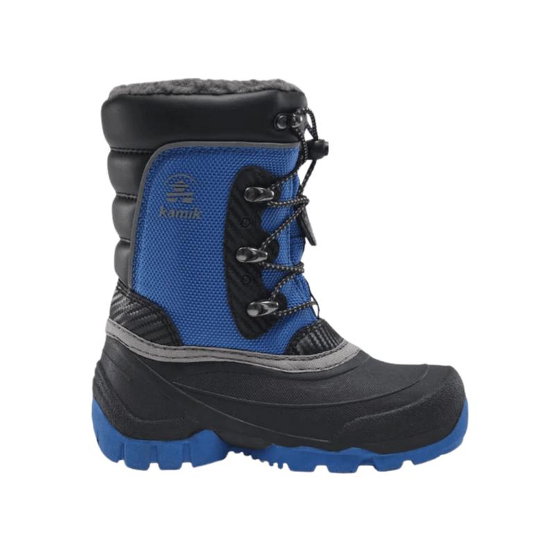 KAMIK LUKE 3 -40F KIDS INSULATED BOOTS - BLACK/BLUE