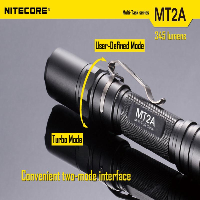 MT2A 2 AA high intensity flashlight(345 lumens)