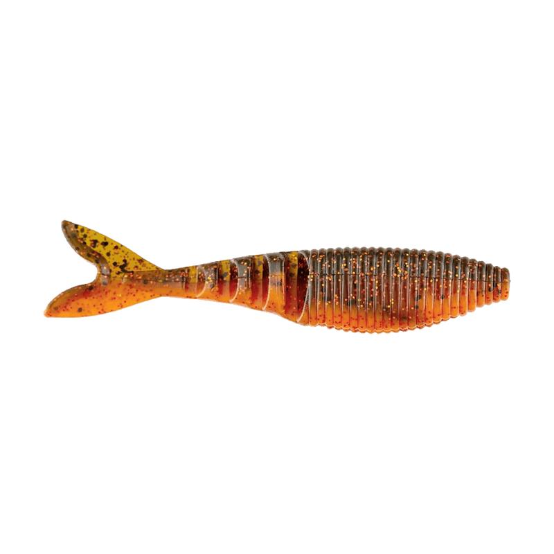 YAMAMOTO ZAKO SWIMBAIT 6PK - 4''- WATERMELON COPPER ORANGE RED