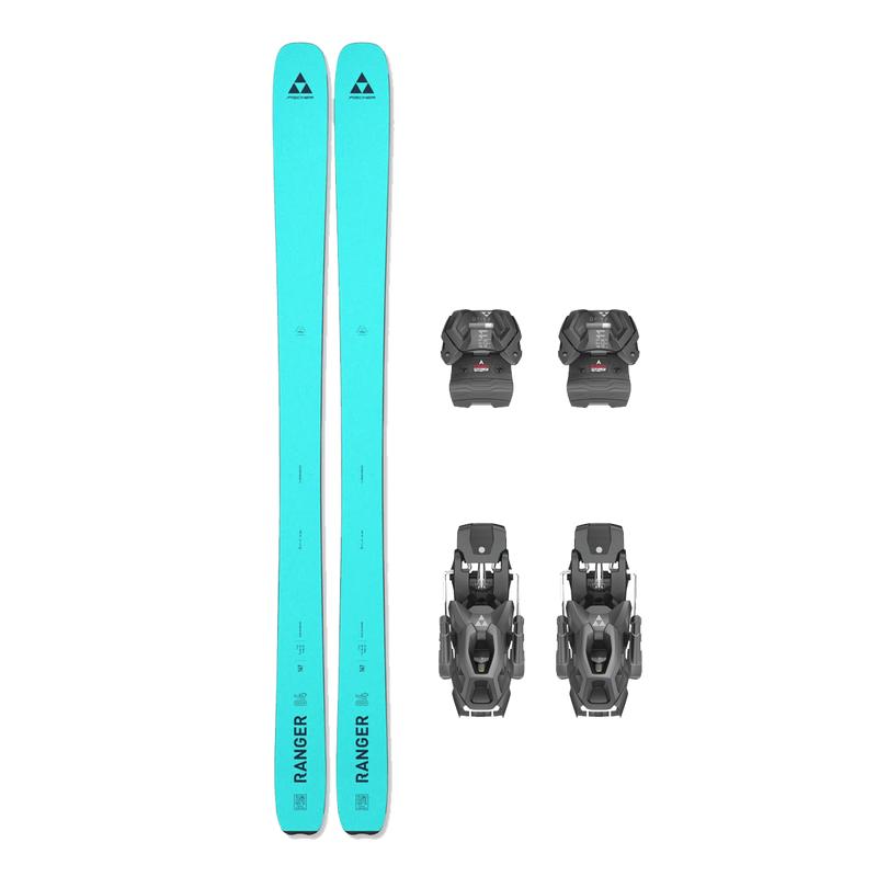 FISCHER RANGER WOMEN'S SKIS + FISCHER 84 ATTACK 11 GW BINDINGS 2025/2026 - BLUE
