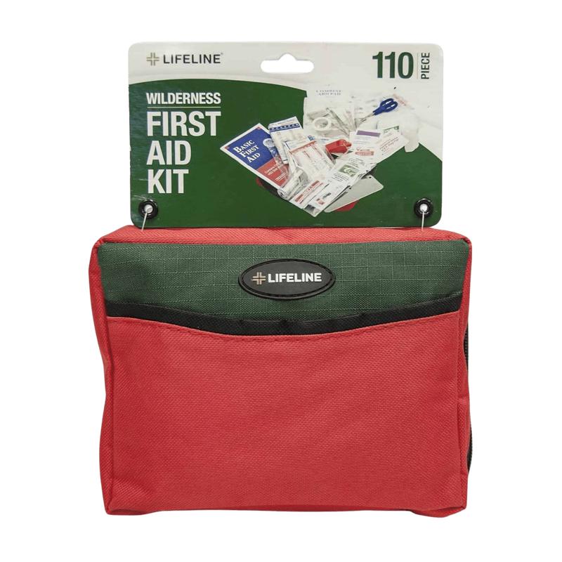 LIFELINE WILDERNESS FIRST AID KIT 110PC
