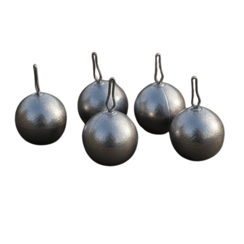 BULLET WEIGHTS CALM PACK ROUND LEAD DROP SHOT SINKER 6PK - 1/4 OZ