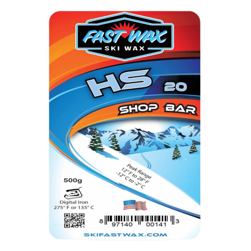 FAST WAX HS 20 SPORT WAX SHOP BAR - BLUE