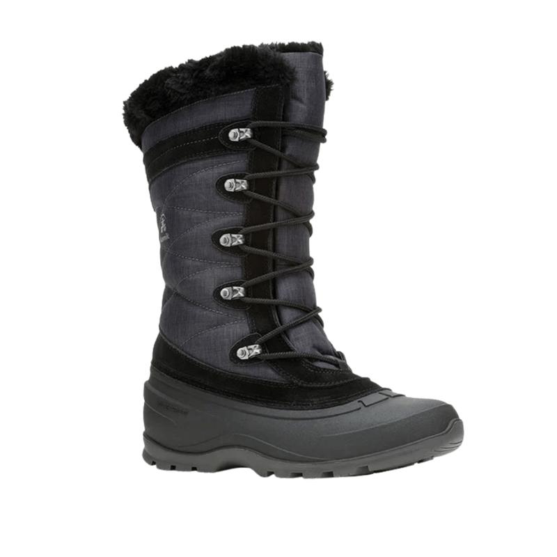 KAMIK SNOVALLEY 4 - WOMEN'S WINTER WATERPROOF BOOTS - BLACK