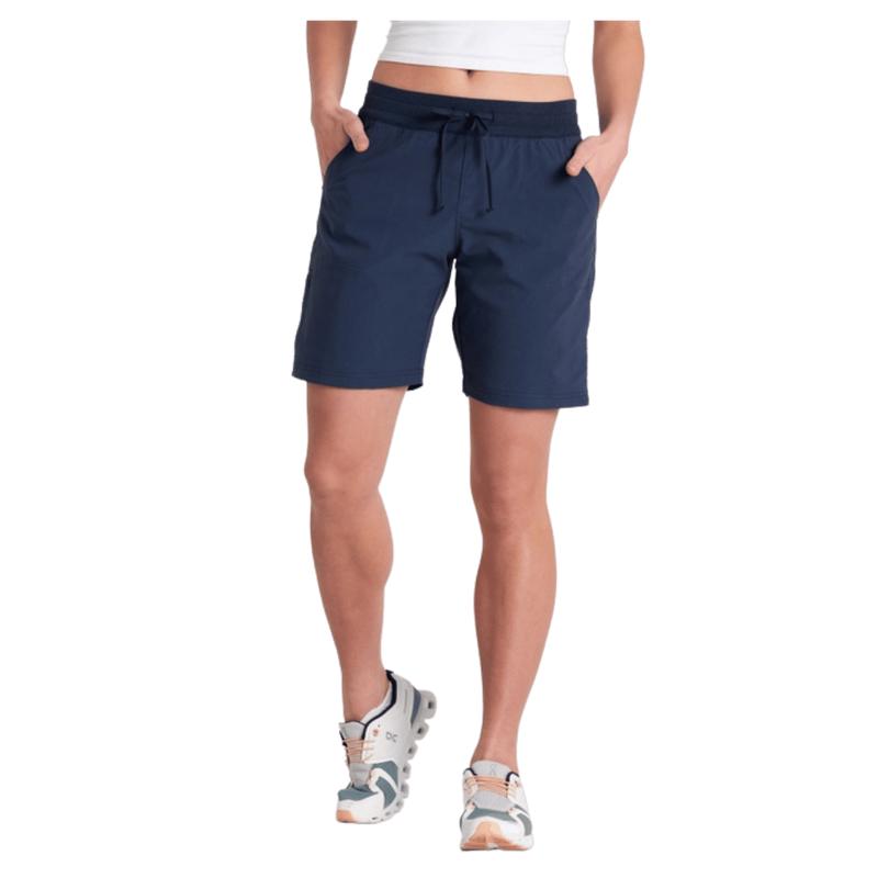 KUHL WOMEN'S TREKR PULL ON SHORT 8" W/ UPF 50+ - INDIGO