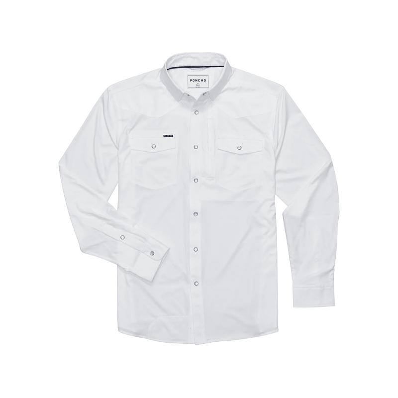 Poncho - The Odessa - White
