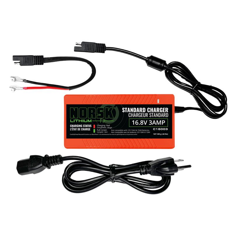 NORSK FISHING 16.8V-3A LIFEP04 BATTERY CHARGER