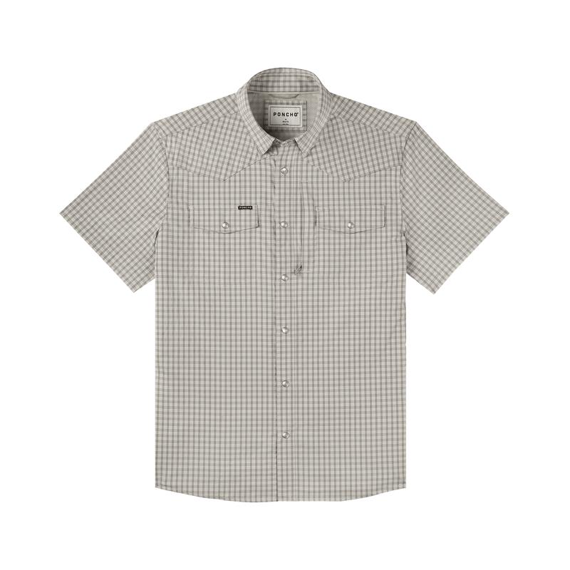 Poncho - The Childress - Brown/Tan/Grey Plaid