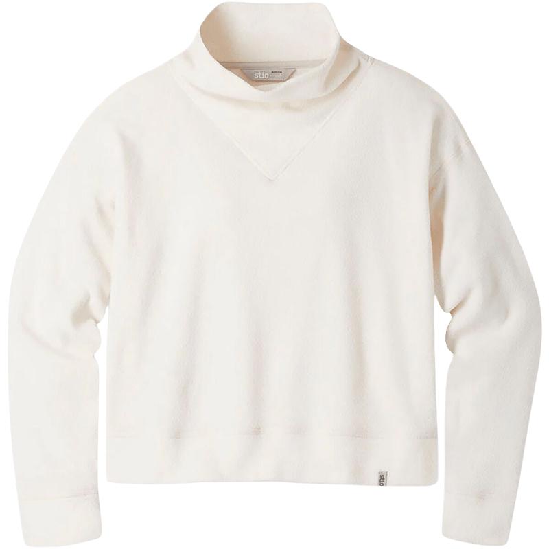 STIO WOMEN'S TURPIN FLEECE MOCKNECK - MOUNTAIN GOAT